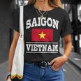 サイゴン ベトナム ホーチミン市 お土産 ベトナム国旗 Tシャツ 彼女への贈り物