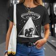 シーズー Mom Dad Dog Alien Ufo Tシャツ 彼女への贈り物