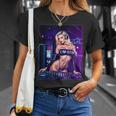 セクシーガールedmシャツメンズ–セクシーブロンドdjレイブ Tシャツ 彼女への贈り物