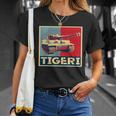 タイガー1装甲vi戦車 Ww2 ドイツ装甲車両 Afvアート 長袖tシャツ Tシャツ 彼女への贈り物