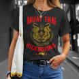 タイガームエタイキックボクシングジムmmaトレーニングギフト Tシャツ 彼女への贈り物