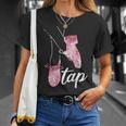 タップダンサー レトロフラワー タップダンサーデザイン タップダンス Tシャツ 彼女への贈り物