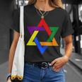 ダビデの星 Lgbt Tシャツ 彼女への贈り物
