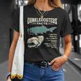 ダンクルオステウス Dunkleosteus Facts 古代魚 恐竜 海洋 生物 学習 図解 Tシャツ 彼女への贈り物