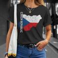 チェコ共和国 チェコ 国旗 チェコ ルーツ 地図 チェコ プライド Tシャツ 彼女への贈り物