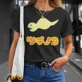 ツチノコ【どうぶつフレンズ】蛇 面白 動物 ゆるくてかわいい キャラクター イラスト Tシャツ 彼女への贈り物