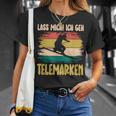 テレマーク Lass Mich Ich Geh Telemarken スキー Tシャツ 彼女への贈り物