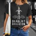 デッドリフトスケルトン-面白いジム Tシャツ 彼女への贈り物