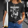 デヴィッド・ギルモア 1972年 写真 Tシャツ 彼女への贈り物
