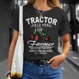 トラクター、トラクター、トラクター、農業 Tシャツ 彼女への贈り物