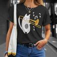 トロンボーン奏者 猫 トロンボーン奏者 音楽好き Tシャツ 彼女への贈り物