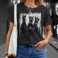 ドーベルマン・ピンシャー 黒と白の犬の恋人 Tシャツ 彼女への贈り物