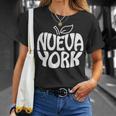 ニューヨーク Nyc ザ・ビッグ・ダイバーシブ・アップル・ラ・グラン・マンザナ Tシャツ 彼女への贈り物