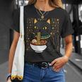 バストキャット ラーメン エジプト エジプト神話 女神バステット Tシャツ 彼女への贈り物