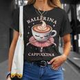 バレリーナ カプチーノ ミーム ブレイン イタリアン Tシャツ 彼女への贈り物