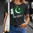 パキスタンの旗パキスタン 長袖tシャツ Tシャツ 彼女への贈り物