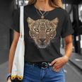 ヒョウの顔 大きな猫の頭 パンテラ パルダス 野生動物 キッズ Tシャツ 彼女への贈り物