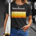 ビアセクシャル、面白いビアトリンカー Tシャツ 彼女への贈り物