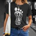 ビッグフット フットプリント 森 自然 キノコ サスカッチ Tシャツ 彼女への贈り物
