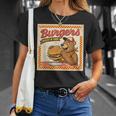 ビンテージ Burgers Biggest In Town ベア ハンバーガー ショップ Tシャツ 彼女への贈り物