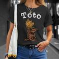 ビンテージtoto The Dog シャツアート -Toto Oz 魔法使い Toto 長袖tシャツ Tシャツ 彼女への贈り物