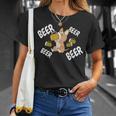 ビールチワワ 犬 Tシャツ 彼女への贈り物
