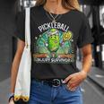 ピックルボール ケガキ サバイバー グルービー ピクルス スポーツ Tシャツ 彼女への贈り物