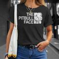 ピットブルフェイス ファニー ドッグ ピットブル Tシャツ 彼女への贈り物
