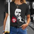 フィデル・カストロ・キューバ革命拳戦闘デモ Tシャツ 彼女への贈り物
