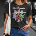 フラダンスを踊る猫 Tシャツ 彼女への贈り物