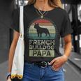 フレンチ・ブルドッグ・パパ 父の日 Tシャツ 彼女への贈り物