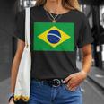 ブラジル レディース メンズ キッズ 左胸 ブラジル国旗 Tシャツ 彼女への贈り物
