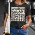 ペトログリフロックの彫刻ネイティブアメリカン Tシャツ 彼女への贈り物