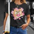 ボンレス犬とボンレス猫 桜 ボンレス犬 Tシャツ 彼女への贈り物
