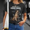 ボーダーテリアの解剖学 長袖tシャツ Tシャツ 彼女への贈り物