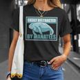 マナティーに気を取られる かわいいマナティー 面白い 海の動物 Tシャツ 彼女への贈り物