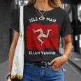 マン島国旗 マンクス語「エラン・ヴァンニン」トリスケリオン Tシャツ 彼女への贈り物