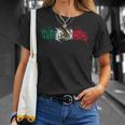 メキシコ メキシコ国旗 落書き文字 ラテン系 Tシャツ 彼女への贈り物