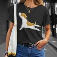 ヨガジャック・ラッセル・テリア犬 Tシャツ 彼女への贈り物
