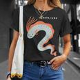 リュウグウノツカイ Oarfish イラスト ゆるい 簡単 おもしろ かわいい 人気 深海魚 伝説の深海魚 Tシャツ 彼女への贈り物
