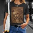 レオナルド・ダ・ヴィンチによるラ・スカピリアタ 長袖tシャツ Tシャツ 彼女への贈り物