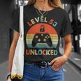レベル53アンロック ヴィンテージ 53歳の誕生日ゲーマー 面白いゲーム Tシャツ 彼女への贈り物