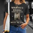 ワイルド・ウェスト・アメリカンの無法者 Tシャツ 彼女への贈り物