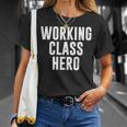 ワーキングクラスヒーロー 長袖tシャツ Tシャツ 彼女への贈り物
