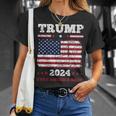 ヴィンテージ ドナルド トランプ 2024 テイク アメリカ バック 長袖tシャツ Tシャツ 彼女への贈り物