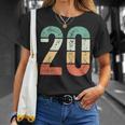ヴィンテージナンバー20 永遠の20周年記念 Tシャツ 彼女への贈り物
