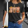 三匹の子ぶたのおとぎ話の絵本 Tシャツ 彼女への贈り物
