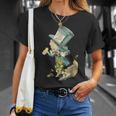 不思議の国のアリス マッドハッター ヴィンテージイラスト Tシャツ 彼女への贈り物