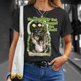 世界に挑んだヴィンテージクラシックホラーモンスター 長袖tシャツ Tシャツ 彼女への贈り物