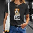 個人ストーカー 犬 ジャック・ラッセル・テリア I Will Follow You Tシャツ 彼女への贈り物